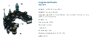 Unıversal Diot Tablosu İsk 135a 8x50a Nevw Holland Vo - Gauss-Ga1331
