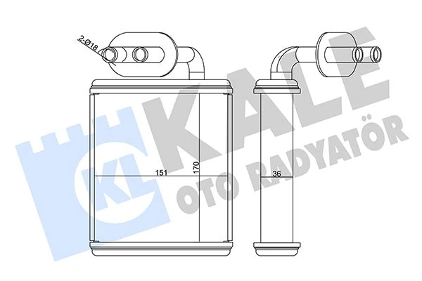 İsuzu Ticarı Kalorıfer Radyatoru İsuzu Npr66 Nqr70 Npr71 Turkuaz Otobus - Kale 358660