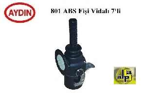 TIR RÖMORK FİŞİ  7'Lİ BEYAZ VİDALI PLASTİK - AYDIN-801