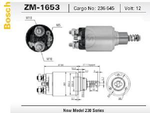 MARŞ OTOMATİĞİ-BT-12V-CHRYSLER Y.M OTOMATIK (230 SERI)-2339402149 - ZM-1653