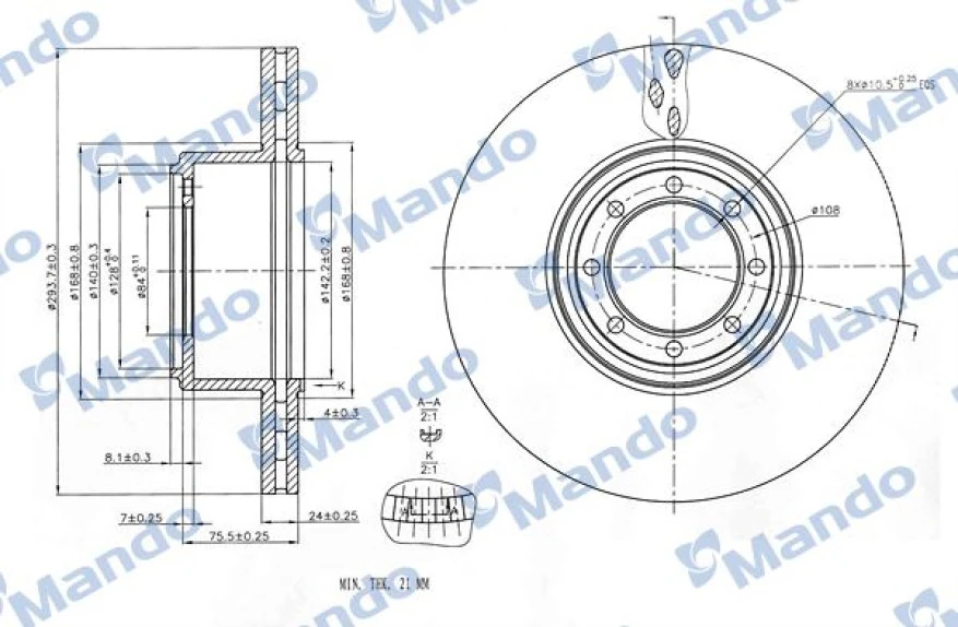 Fiat Fren Diski Arka - Arka - Mnd Mbc035392