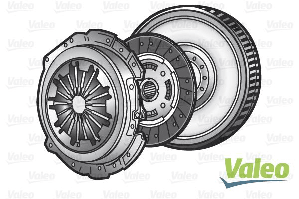 VOLANLI DEBRIYAJ SETI(BASKI+BALATA+RULMAN) ESPACE IV 03> LAGUNA II 01>07 (SABIT VOLANLI) - VALEO 845011