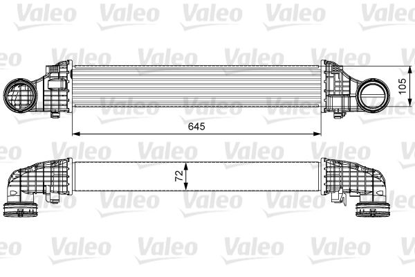 TURBOSARJ RADYATORU C219 05>10 W211 05>08 S211 05>09 - VALEO 818606