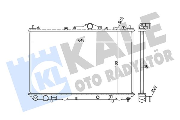 MOTOR SU RADYATORU S40 I / V40 1.6 1.8 2.0 (95 04) AT / MT - KALE 351925