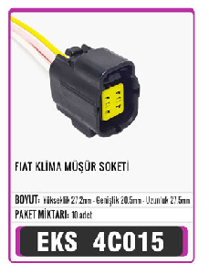 SOKET>KLİMA MÜŞÜR   FIAT   S4010 - EKS-4C015