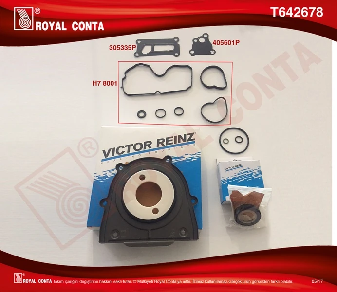 Ford Alt Karter Contası Reinz Keceli Ford Focus / Mondeo Aoba Aobc Aoda Cjba Cjbb Tbba Tbbb - Royal T642678