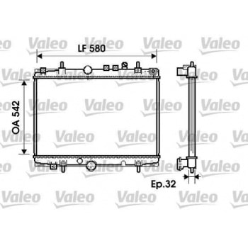MOTOR SU RADYATORU OTOMATIK KLIMALI P406 YM C5 EM EW10J4 (2,0 16V) / DW10ATED (2,0HDI 8V) C5 EW7J4 ( - VALEO 734279