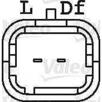 ALTERNATOR (150 AMP) P107 P206 P307 C1 C2 C3 C3 PLURIEL DV4TD (1,4HDI 8V) PARTNER II BERLINGO II 1,6 - VALEO 439696
