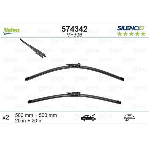 SILECEK SUPURGESI 500 / 500mm (MUZ TIP) BMW 1 SERISI - VALEO 574342