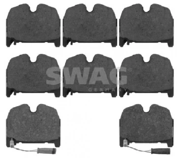 Mercedes Fren Balatası On C219 Cls 55 Amg 05>10 W211 E55 Amg 02>08 W220 S65 Amg 01>05 - Swag 10916534