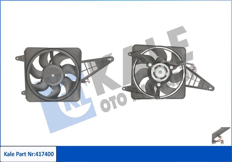 Fiat Fan Motoru - Davlumbazlı Kablolu - Kal 417400