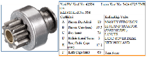 MARŞ DİŞLİSİ-LT 10D MF KALIN FREZE - FORMMETAL-42554