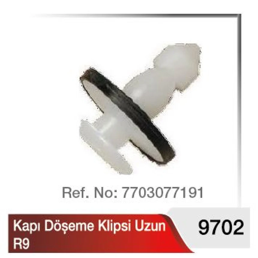 Renault Eski Kapı Doseme Klipsi Uzun R9 - Yilmaz Pls9702