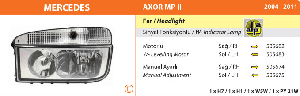FAR-MERCEDES ACTROS-AXOR  MOTORLU SOL( 2004 › ) E4 - AYFAR-505683