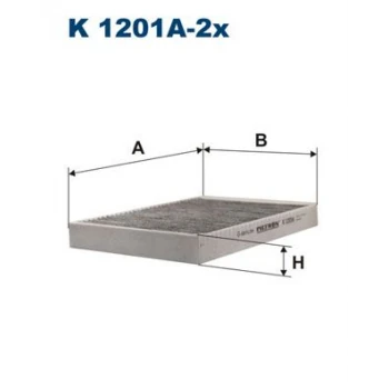 Mercedes Polen Filtresi Tk. (karbonlu) C215 99>06 W221 05>13 C216 06>13 W222 13 17> C217 14>17 - Filtron K1201a-2x
