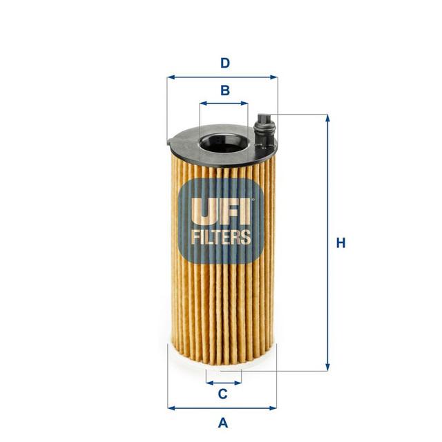 YAG FILTRESI BMW B37 B38 B46 B48 B47 F10 F20 F30 G20 G30 F32 F34 F36 G11 G01 G05 F25 F26 Z4 - UFI 25.188.00