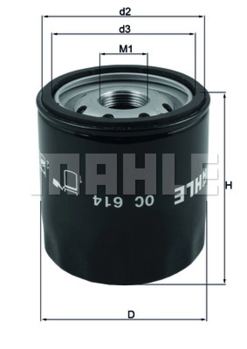 Fiat Yag Filtresi - Yag Filtresi - Mhl Oc614