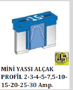 SİGORTA-ALÇAK PROFİL MİNİ 15 AMP               MAVİ - MTA-M0600270