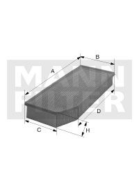 HAVA FILTRESI BMW F20 F30 F21 F22 F23 LCI B48 - MANN C27045