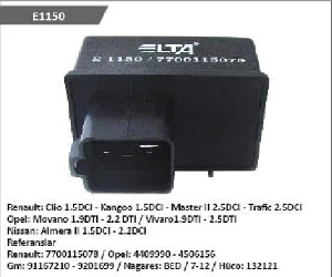 Unıversal Kizdirma Rolesi-12v Renault Kangoo 1,5dci - Elta-E1150