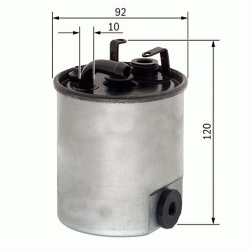 YAKIT FILTRESI W168 98>04 V-CLASS 638/2 98>03 VANEO 414 02>05 VITO 638 99>03 SPRINTER 00>06 - SARDES SF150