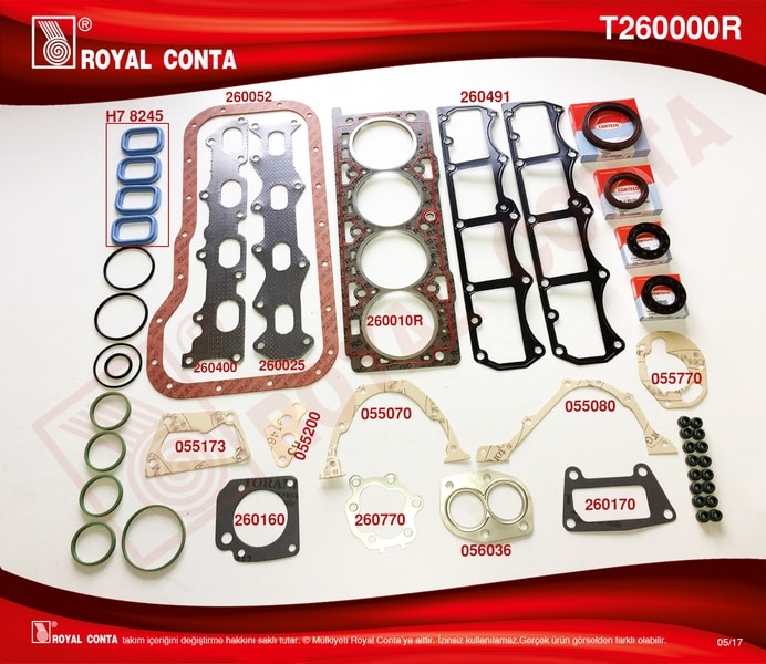 MOTOR CONTASI PALIO MAREA SIENA 1,6 16V (SKT KECELI) - ROYAL T260000R