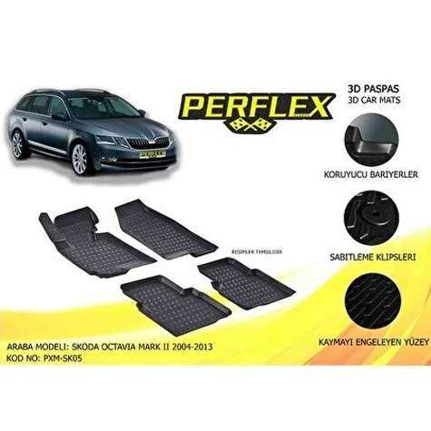 Vag Paspas 3d Havuzlu X-Mat Octavıa II 2004-2013 - Perflex Pxm-Sk05