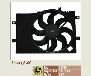 FAN MOTORU KLİMALI DAVLUMBAZLI>ALBEA 1.6 - SGR-59716