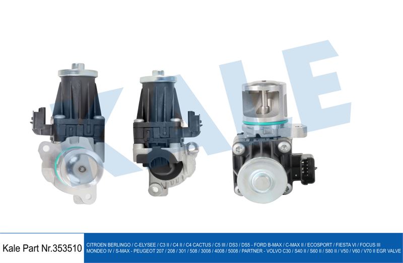 EGR VALF KOMPLE 206 + 207 208 301 308 308 II 508 2008 3008 4008 5008 PARTNER TEPEE EXPERT / C-ELYSEE - KALE 353510