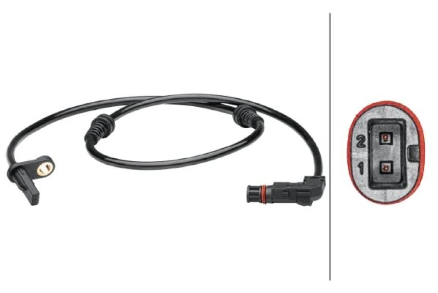 Mercedes Abs Sensoru On Glk-Class X204 08>15 C-Class W204 07>14 - Hella 6pu012679-351