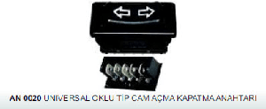 Unıversal Cam Acma-Kapama Anahtarı -Unversl Oklu Tip   Cd023 - Vertex-An0020