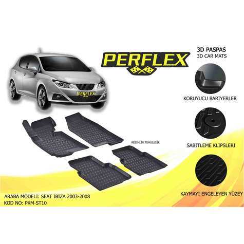 PASPAS 3D HAVUZLU X-MAT IBIZA 03>08 - PERFLEX PXM-ST10