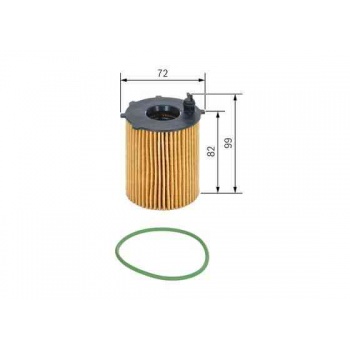 YAG FILTRESI P208 P301 P308 P508 P2008 PARTNER TEPPE BERLINGO CELYSEE C3 C4 DS3 DS4 DS5 JUMPY 1.6HDI - BOSCH F026407082