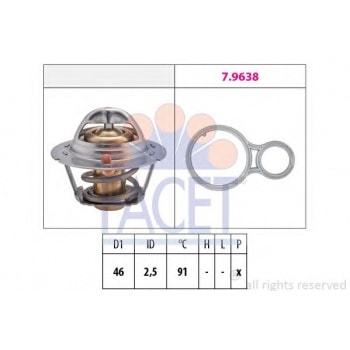 Chrysler Termostat Chrysler Pt Cruıser 1.6 Neon II 1.6 Bmw Mini R50 R52 - Facet 7.8524