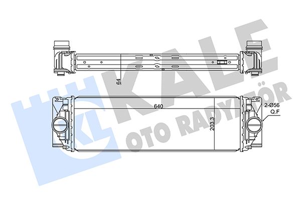TURBOSARJ RADYATORU SPRINTER 906 6>18 907 910 18> CRAFTER 30 32 35 11>16 - KALE 350885