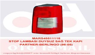 STOP LAMBASI SAG PARTNER BERLINGO BAGAJ KAPI TEK KAPI DUYSUZ (96 05) ORTA SIYAH - MARS 511118