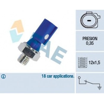 YAG BASINC SENSORU A-CLASS W169 04>12 B-CLASS W245 05>11 , SMART FORTWO Coupe (451) 09> - FAE 12841
