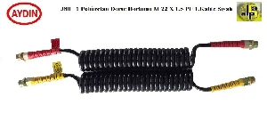 Unıversal Tir Hava Hortumu-Poliüretan  M1221,5   Pu  1. Kalite Kirmizi - Aydın-380-1k
