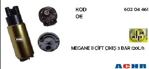 Unıversal Yakıt Pompası Renault Megane II Çift Çikiş 3 Bar 120l/h - Achr-60204461