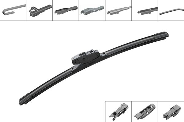 SILECEK SUPURGESI MUZ TIPI 4 APARATLI 380mm AE38 AERO ECO - BOSCH 3397015575