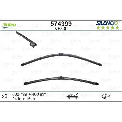 SILECEK SUPURGESI FLAT BLADE (X2) BMW 3 SERIES (E92) - VALEO 574399