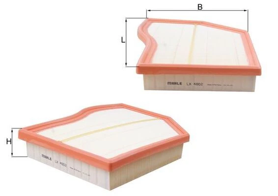Mercedes Hava Filtresi X118 19> W177 18> W247 17> C118 19> - Mahle Lx4802