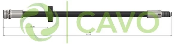 Ford Arka Fren Hortumu (sag / Sol) Mondeo III (00 07) - Cavo C900 343a