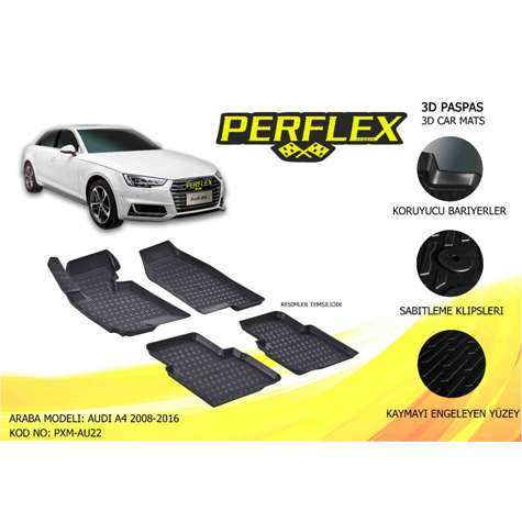 PASPAS 3D HAVUZLU X-MAT A4 08>16 - PERFLEX PXM-AU22