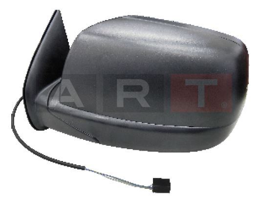 DIS DIKIZ AYNASI ELEKTRIKLI SIYAH KAPAK RANGER 06>11  MAZDA BT50 06>11 SAG - ART M003.3594
