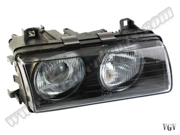 KOMPLE FAR SAG (SIYAH MERCEKLI) ZKW TYPE BMW E36 91> - WENDERPARTS BA0361101R