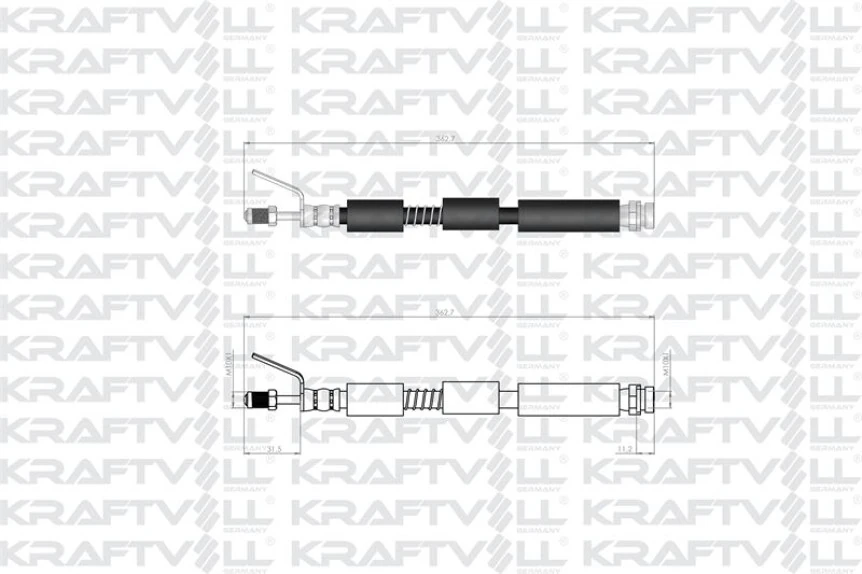 Ford On Fren Hortumu (sag / Sol) Connect 1,8tdci 02 /> - Kraftvoll 07080002
