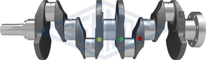 Renault Krank R19 Megane I II Laguna I II Clio II Logan I Sandero I 1,6 8v K7m / 1,6 16v K4m - Genmot 1186