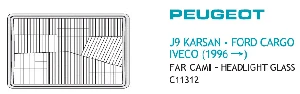 Unıversal Far Camı-Peugeot J9 Karsan-F.cargo-İveco    ( 1996-2003) - Ayfar-C11312