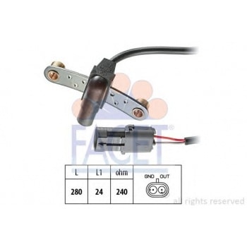 KRANK MIL SENSORU MEGANE-R19-CLIO-LAGUNA-ESPACE- - FACET 9.0019